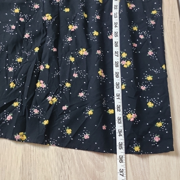 Floral Print 3/4 Flair Sleeve Shift Dress size Large - Picture 12 of 12